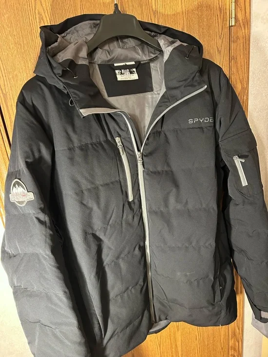 Spyder 600 Down Puffer Ski Coat - Picture 2 of 6